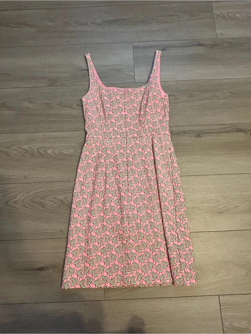 J. Crew Pink Patterned Sleeveless Mini Dress